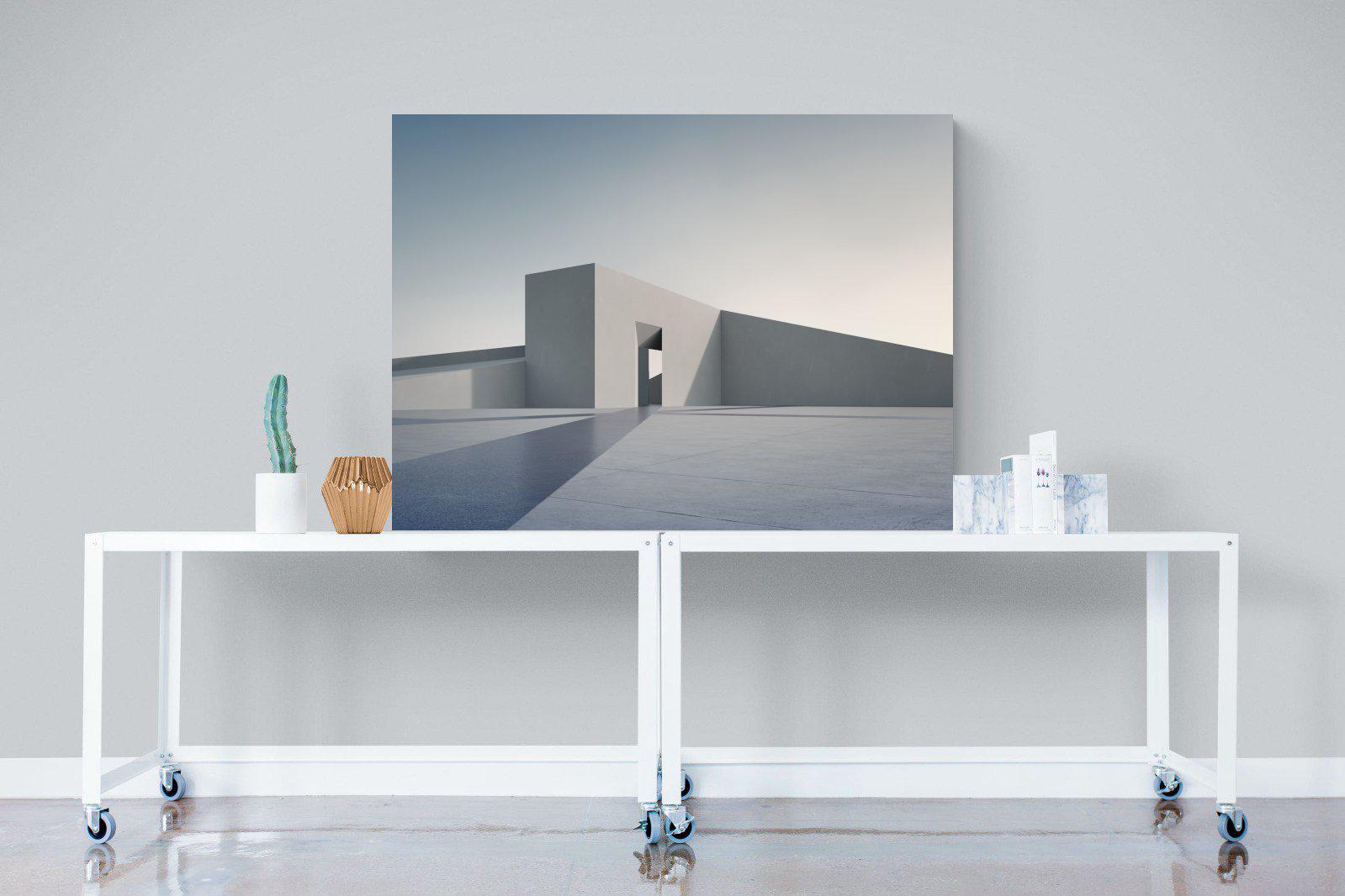 Angular-Wall_Art-120 x 90cm-Mounted Canvas-No Frame-Pixalot