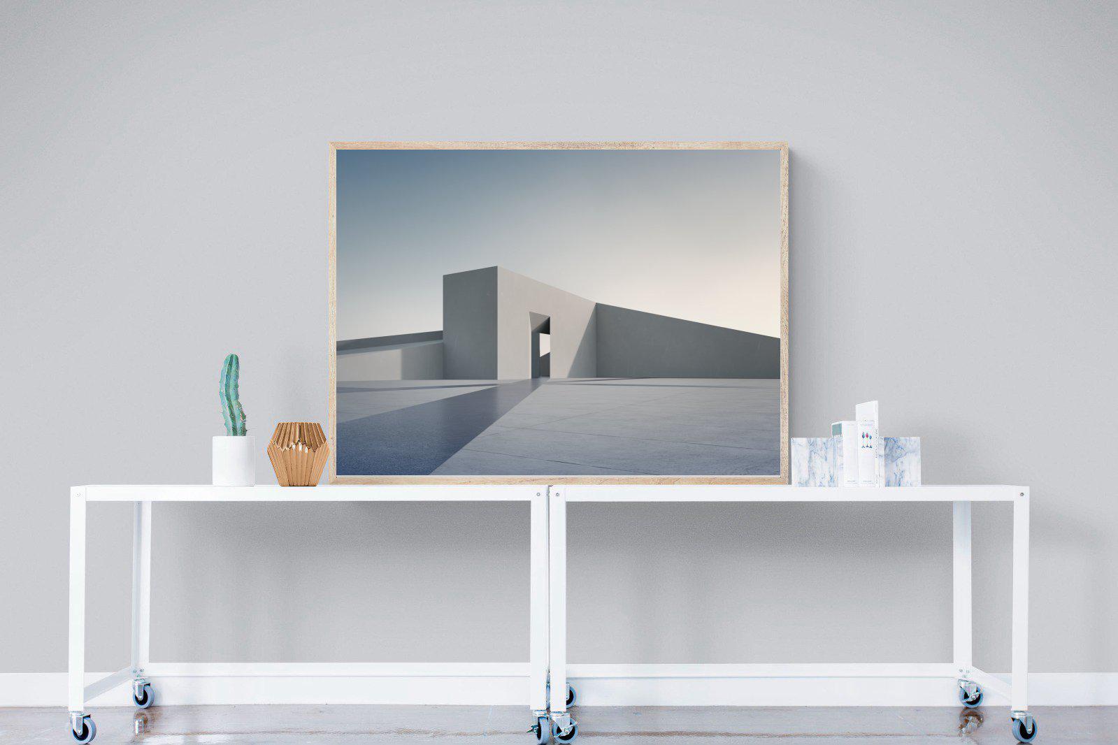 Angular-Wall_Art-120 x 90cm-Mounted Canvas-Wood-Pixalot