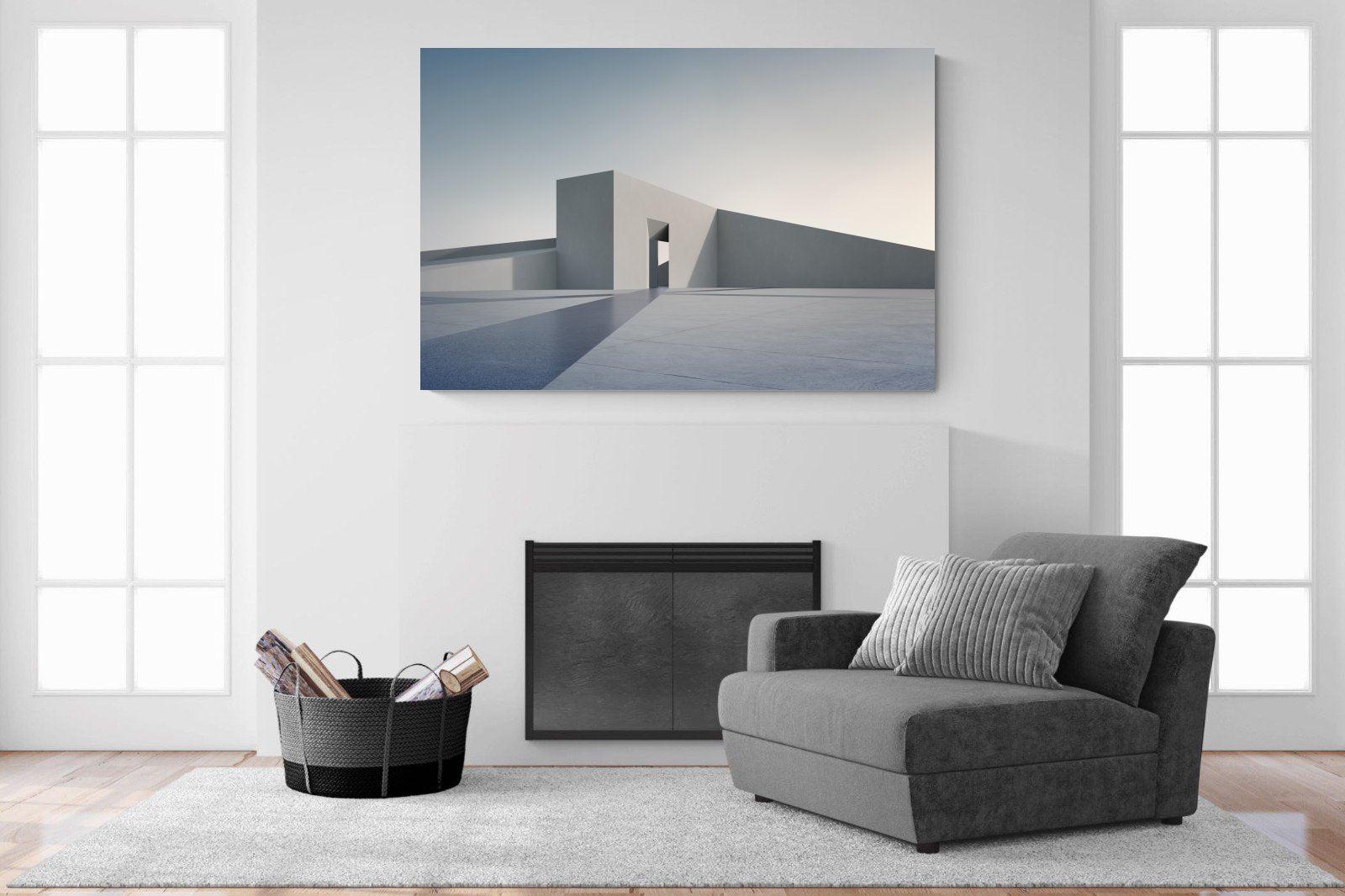 Angular-Wall_Art-150 x 100cm-Mounted Canvas-No Frame-Pixalot