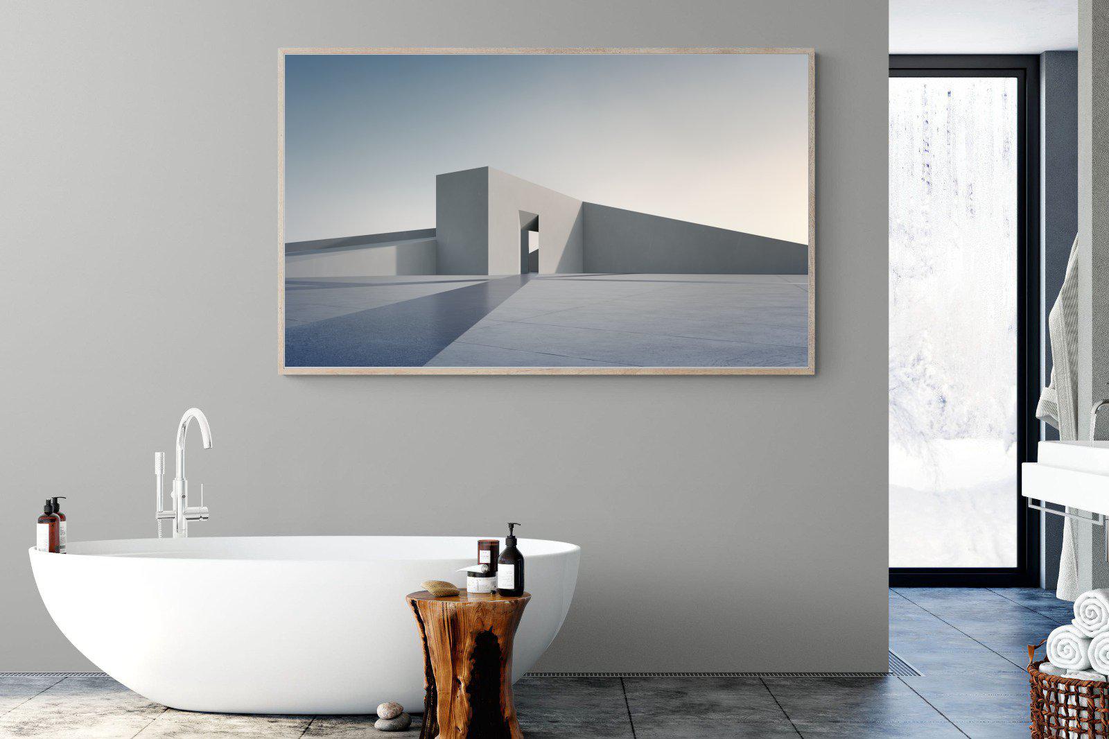 Angular-Wall_Art-180 x 110cm-Mounted Canvas-Wood-Pixalot