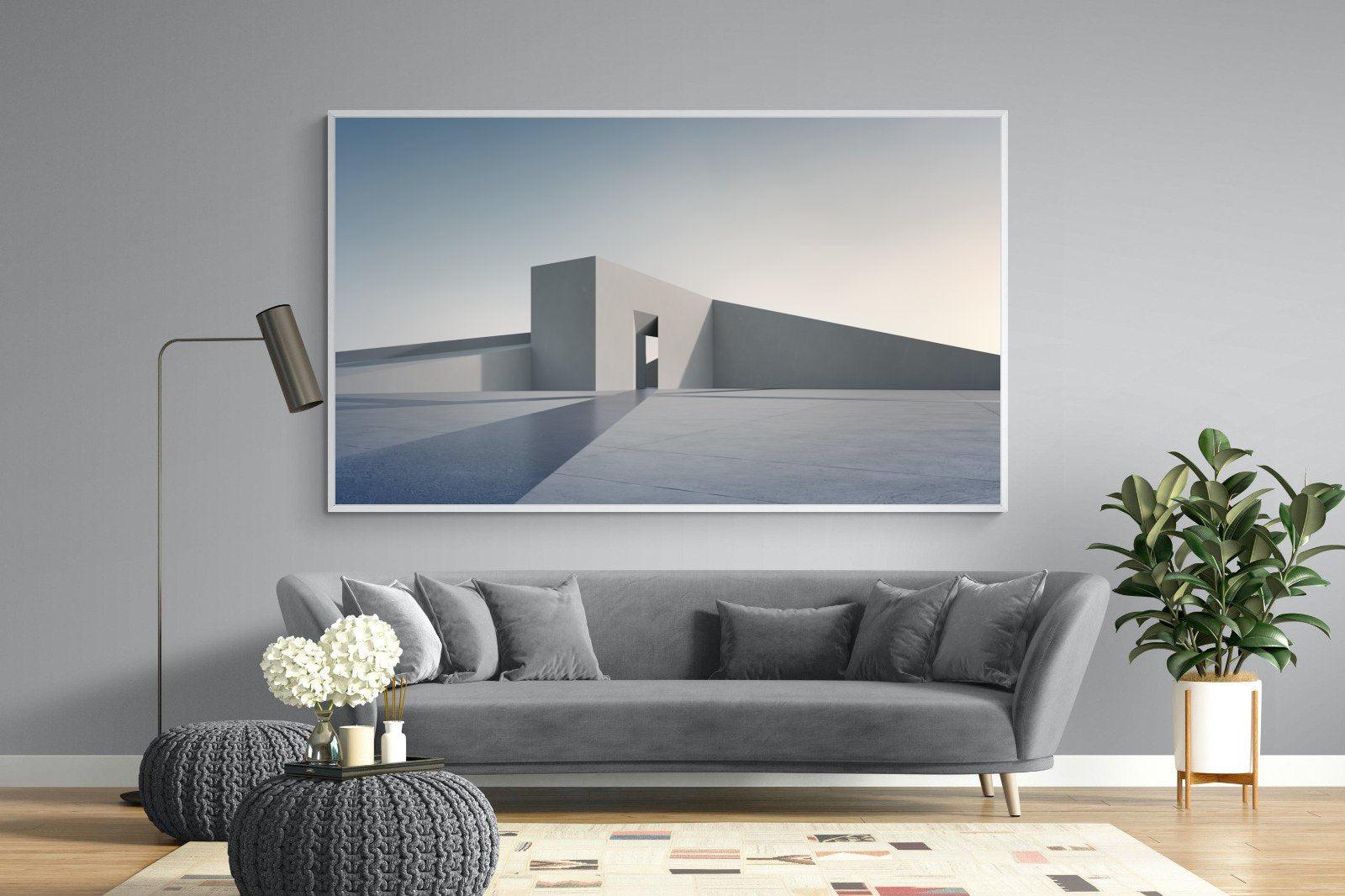 Angular-Wall_Art-220 x 130cm-Mounted Canvas-White-Pixalot