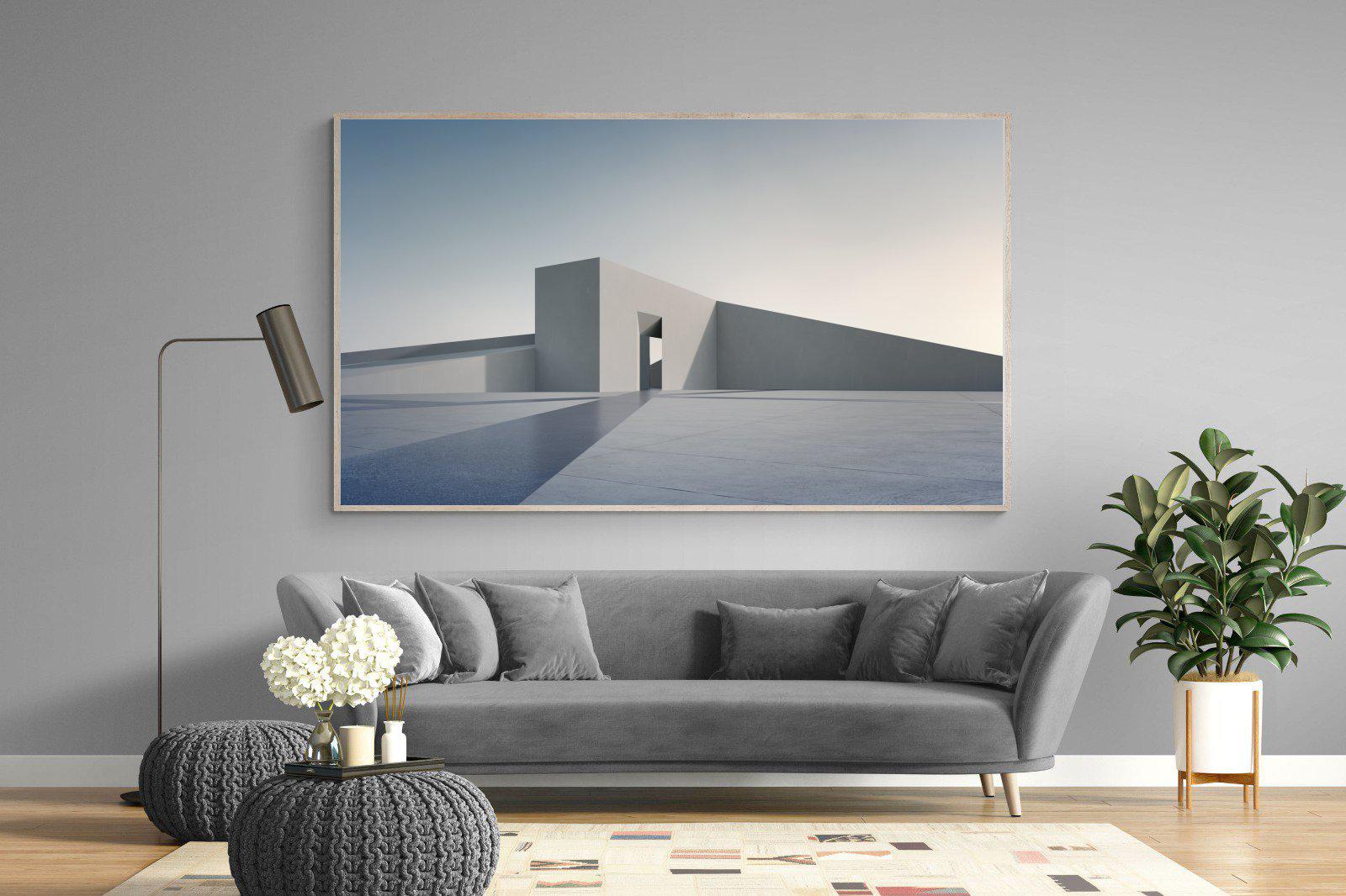 Angular-Wall_Art-220 x 130cm-Mounted Canvas-Wood-Pixalot