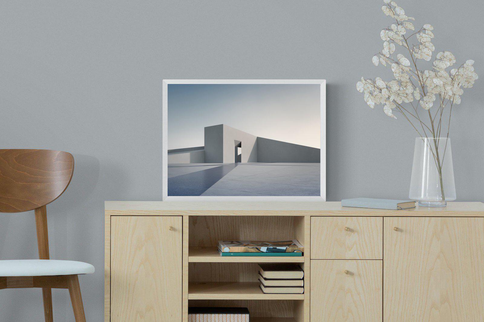 Angular-Wall_Art-60 x 45cm-Mounted Canvas-White-Pixalot