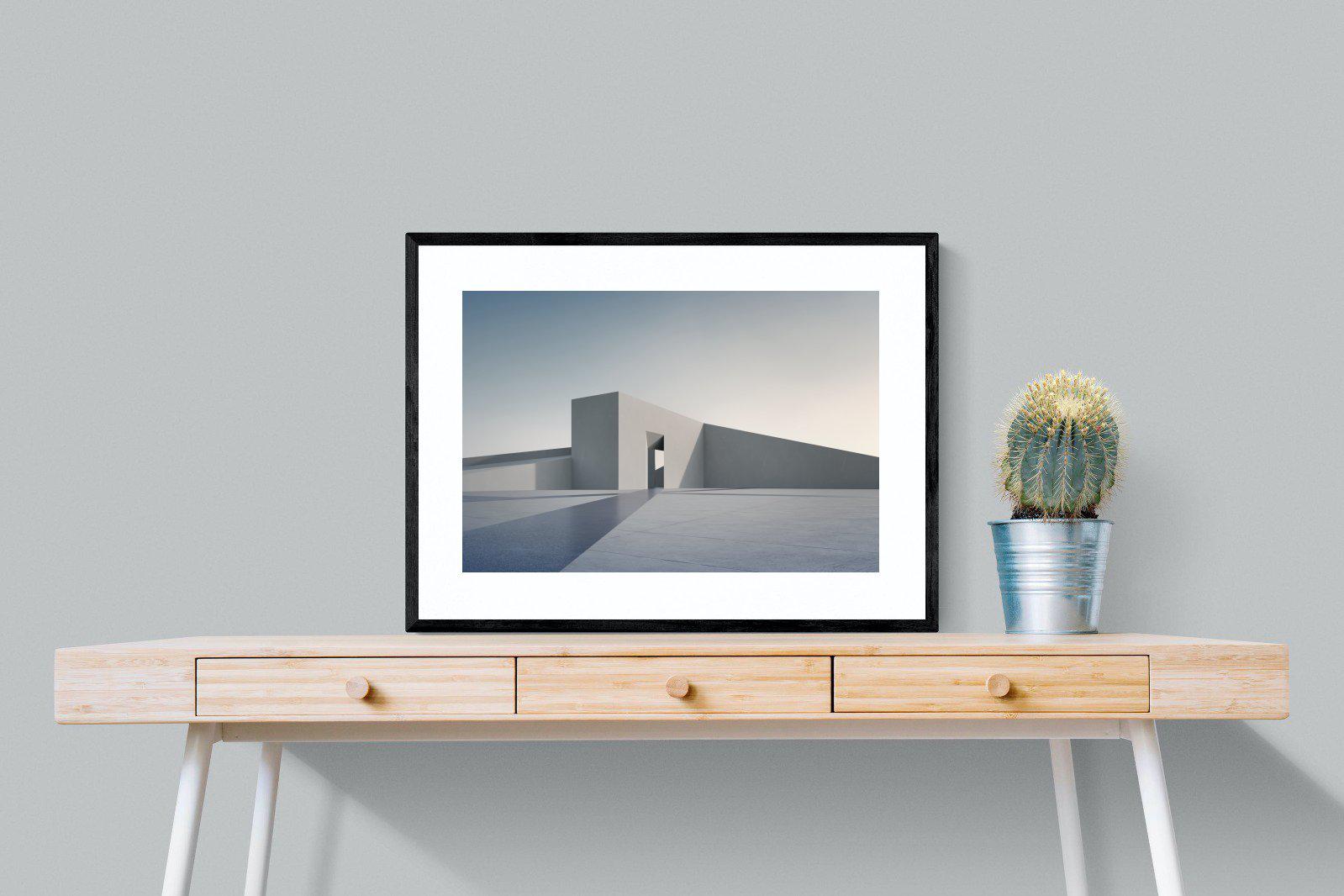 Angular-Wall_Art-80 x 60cm-Framed Print-Black-Pixalot