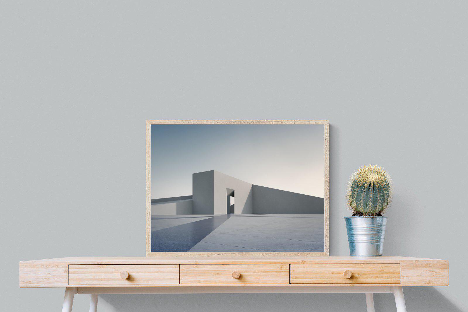 Angular-Wall_Art-80 x 60cm-Mounted Canvas-Wood-Pixalot