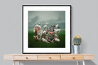 Animal Kingdom-Wall_Art-100 x 100cm-Framed Print-Black-Pixalot