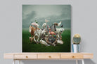 Animal Kingdom-Wall_Art-100 x 100cm-Mounted Canvas-No Frame-Pixalot