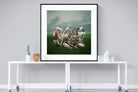 Animal Kingdom-Wall_Art-120 x 120cm-Framed Print-Black-Pixalot