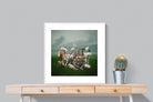 Animal Kingdom-Wall_Art-80 x 80cm-Framed Print-White-Pixalot