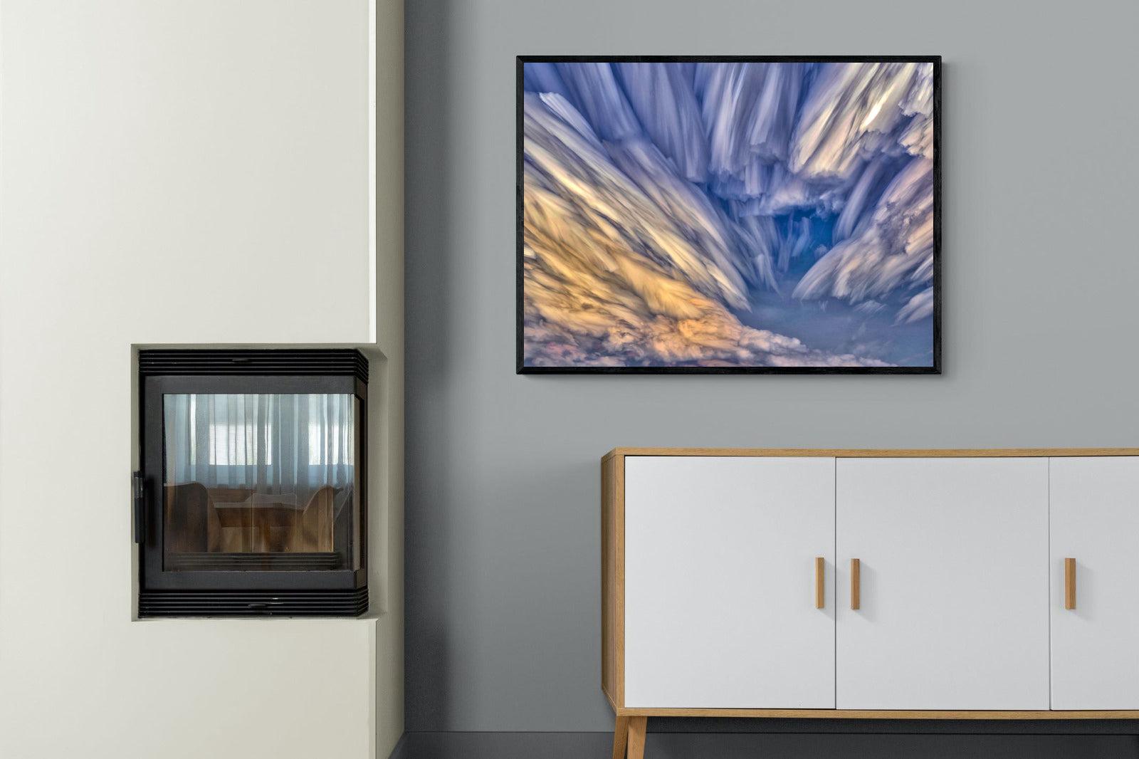 Approaching Storm-Wall_Art-100 x 75cm-Mounted Canvas-Black-Pixalot
