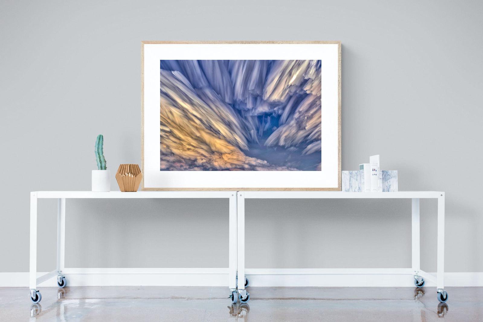 Approaching Storm-Wall_Art-120 x 90cm-Framed Print-Wood-Pixalot