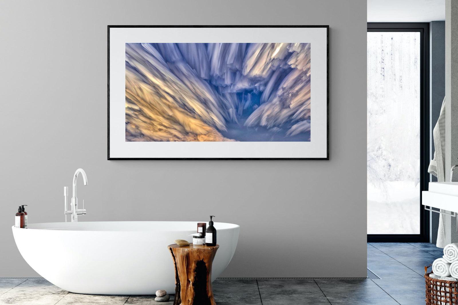Approaching Storm-Wall_Art-180 x 110cm-Framed Print-Black-Pixalot