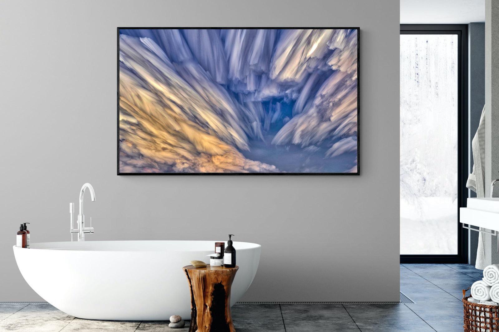 Approaching Storm-Wall_Art-180 x 110cm-Mounted Canvas-Black-Pixalot