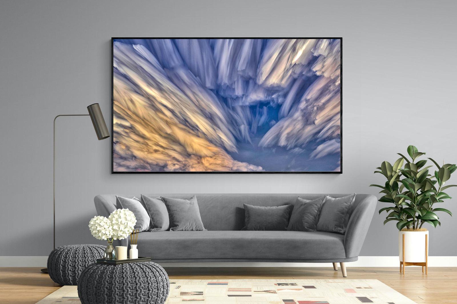 Approaching Storm-Wall_Art-220 x 130cm-Mounted Canvas-Black-Pixalot