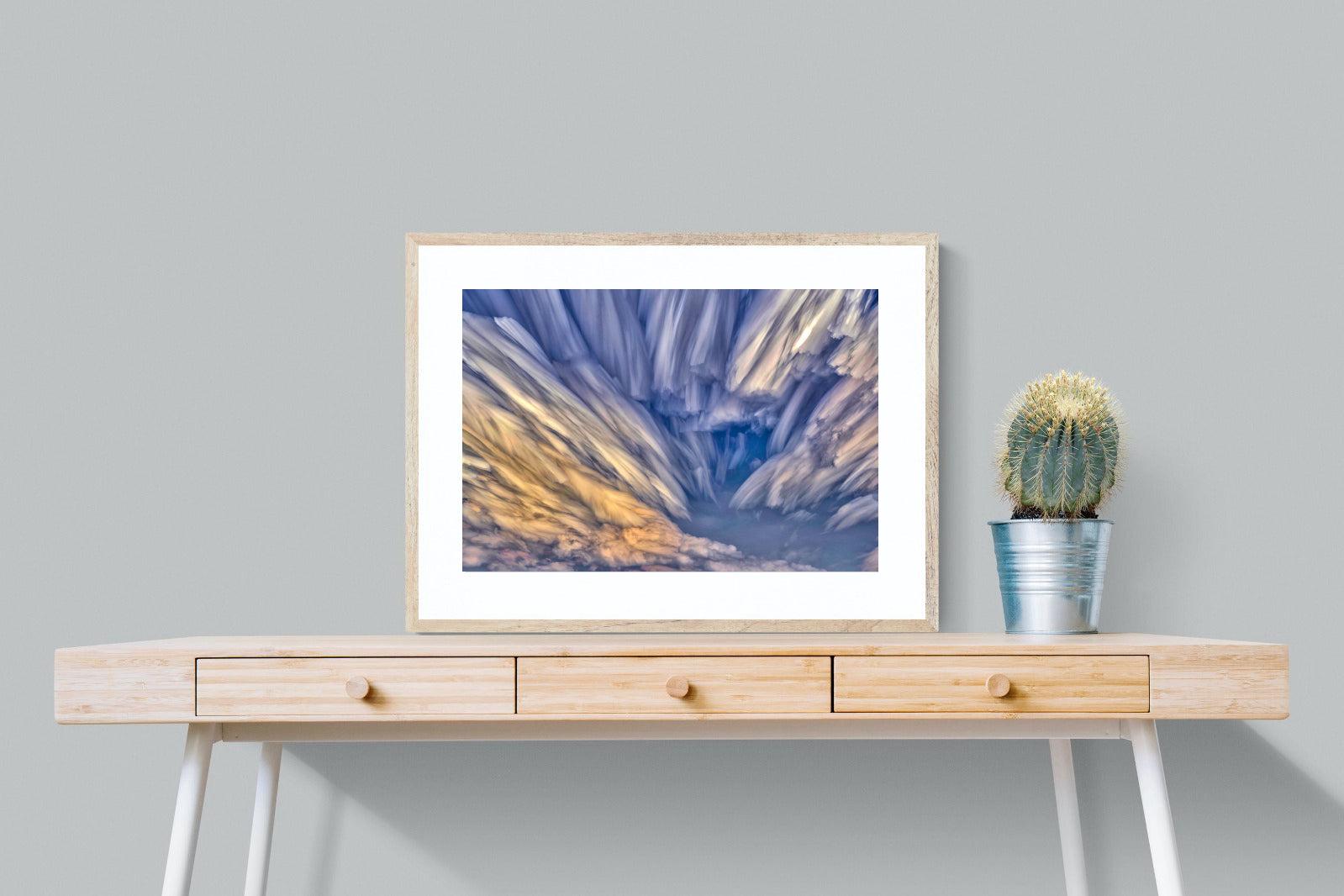 Approaching Storm-Wall_Art-80 x 60cm-Framed Print-Wood-Pixalot