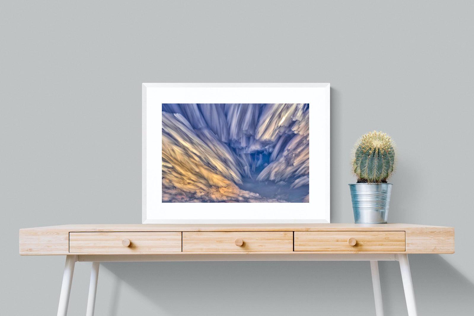 Approaching Storm-Wall_Art-80 x 60cm-Framed Print-White-Pixalot