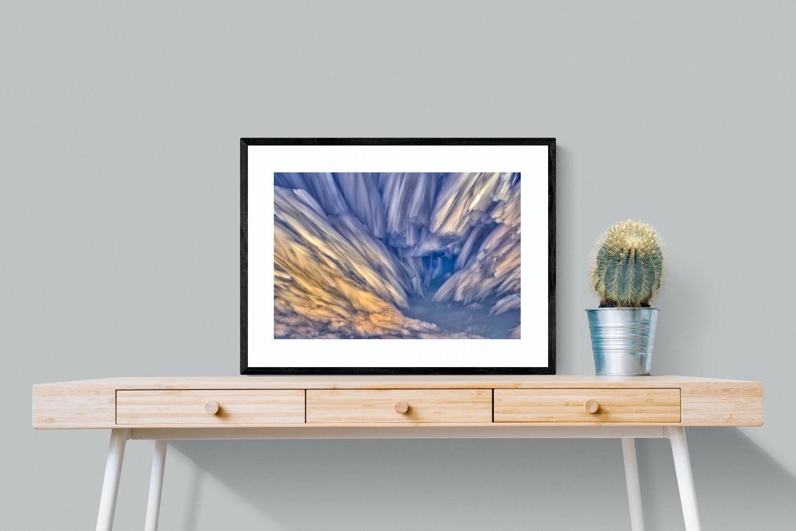 Approaching Storm-Wall_Art-80 x 60cm-Framed Print-Black-Pixalot