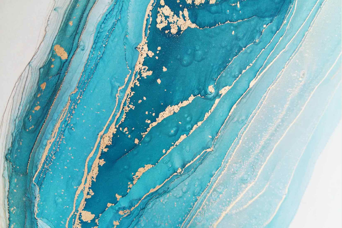 Aqua Abstract Wall Art | Canvas & Framed Prints – Pixalot