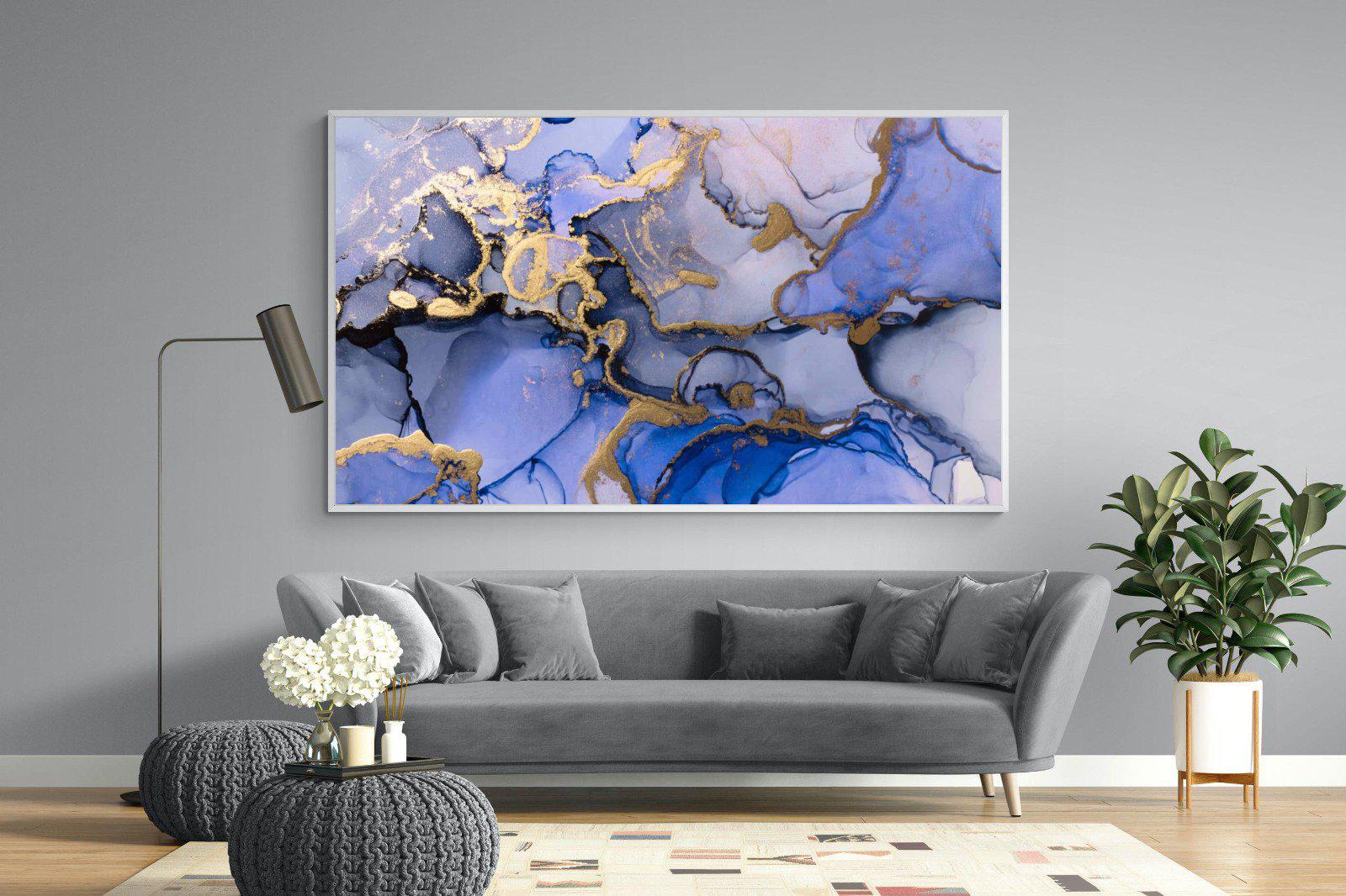 Aqua Gold-Wall_Art-220 x 130cm-Mounted Canvas-White-Pixalot
