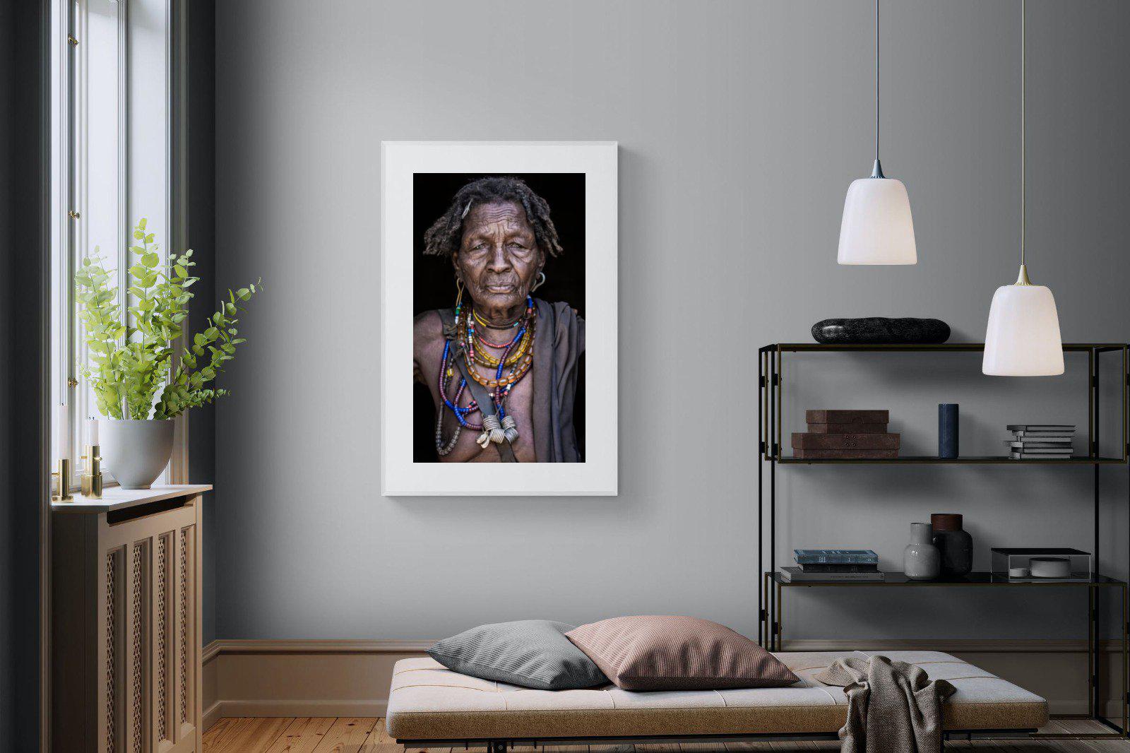 Arbore Tribe-Wall_Art-100 x 150cm-Framed Print-White-Pixalot