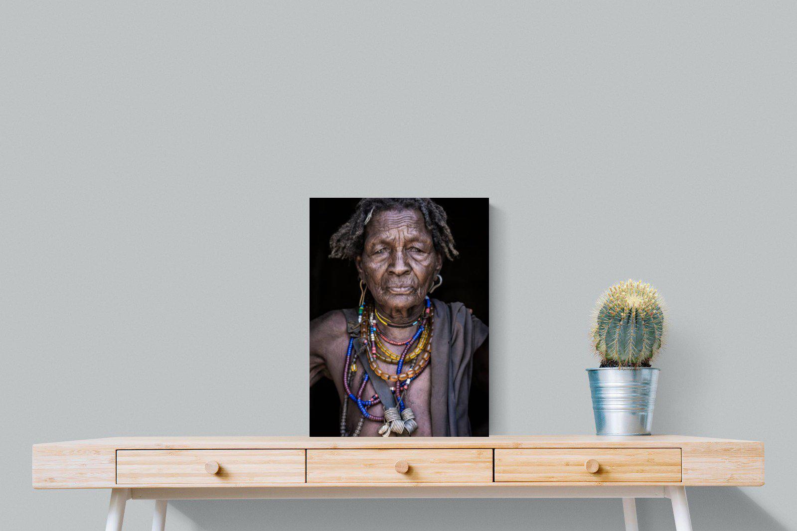 Arbore Tribe-Wall_Art-45 x 60cm-Mounted Canvas-No Frame-Pixalot