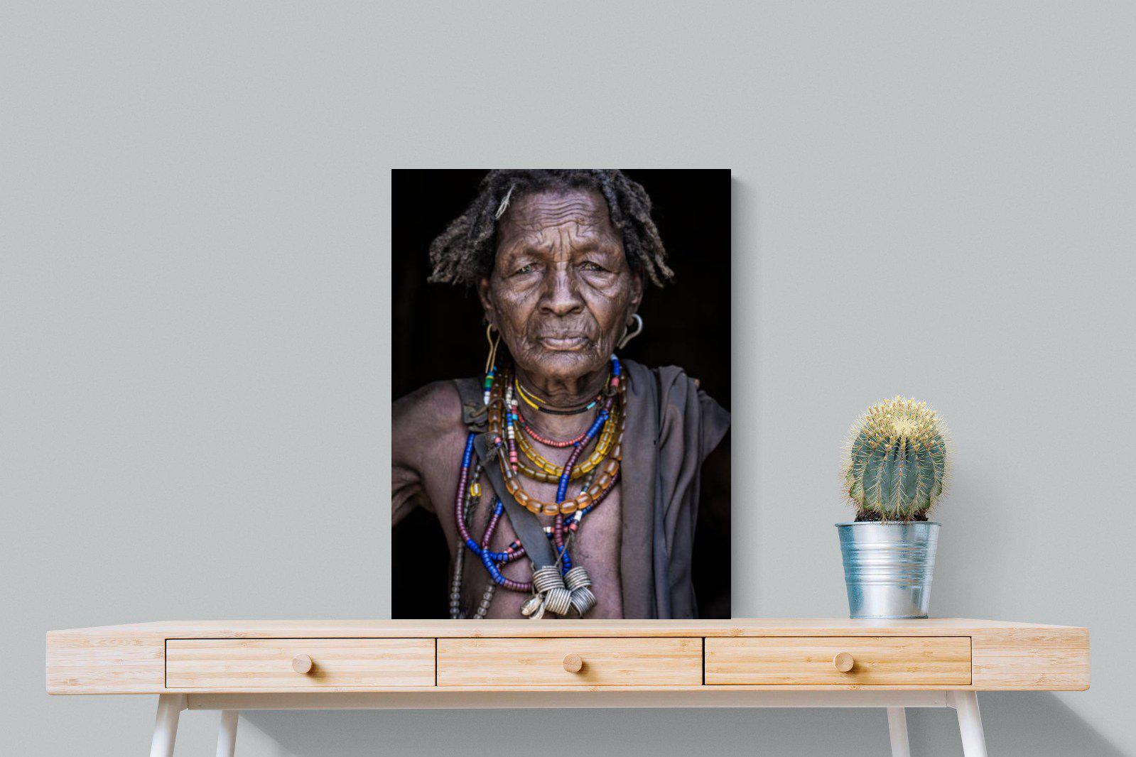 Arbore Tribe-Wall_Art-60 x 80cm-Mounted Canvas-No Frame-Pixalot