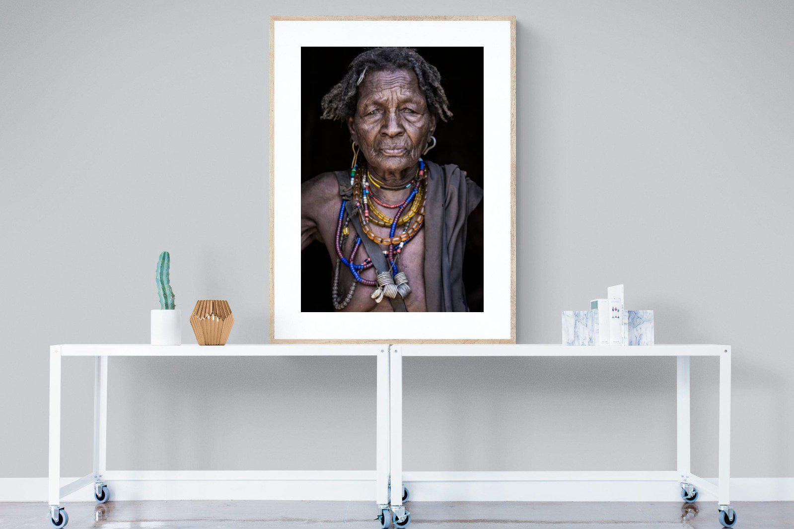 Arbore Tribe-Wall_Art-90 x 120cm-Framed Print-Wood-Pixalot