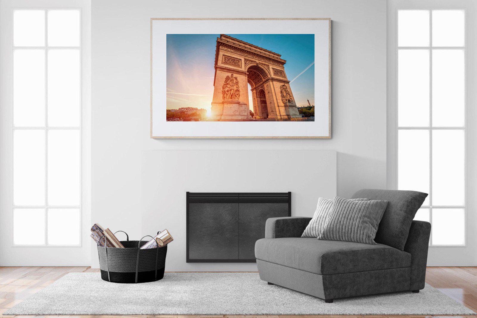 Arc de Triomphe-Wall_Art-150 x 100cm-Framed Print-Wood-Pixalot