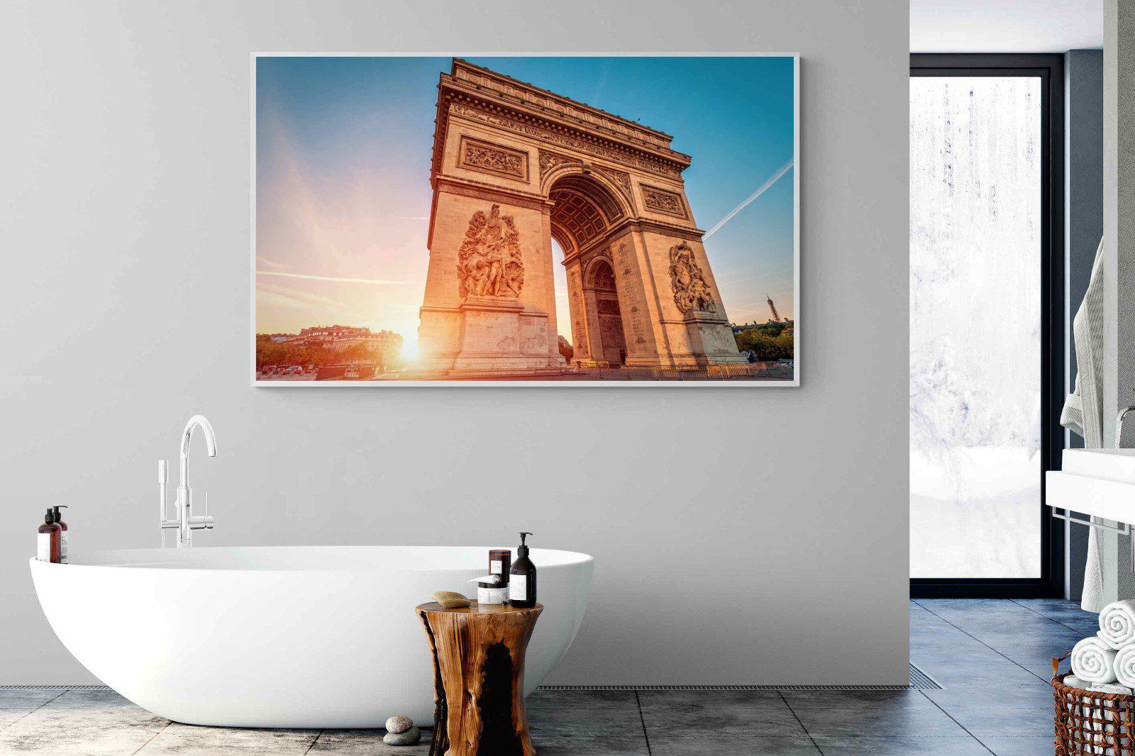 Arc de Triomphe-Wall_Art-180 x 110cm-Mounted Canvas-White-Pixalot