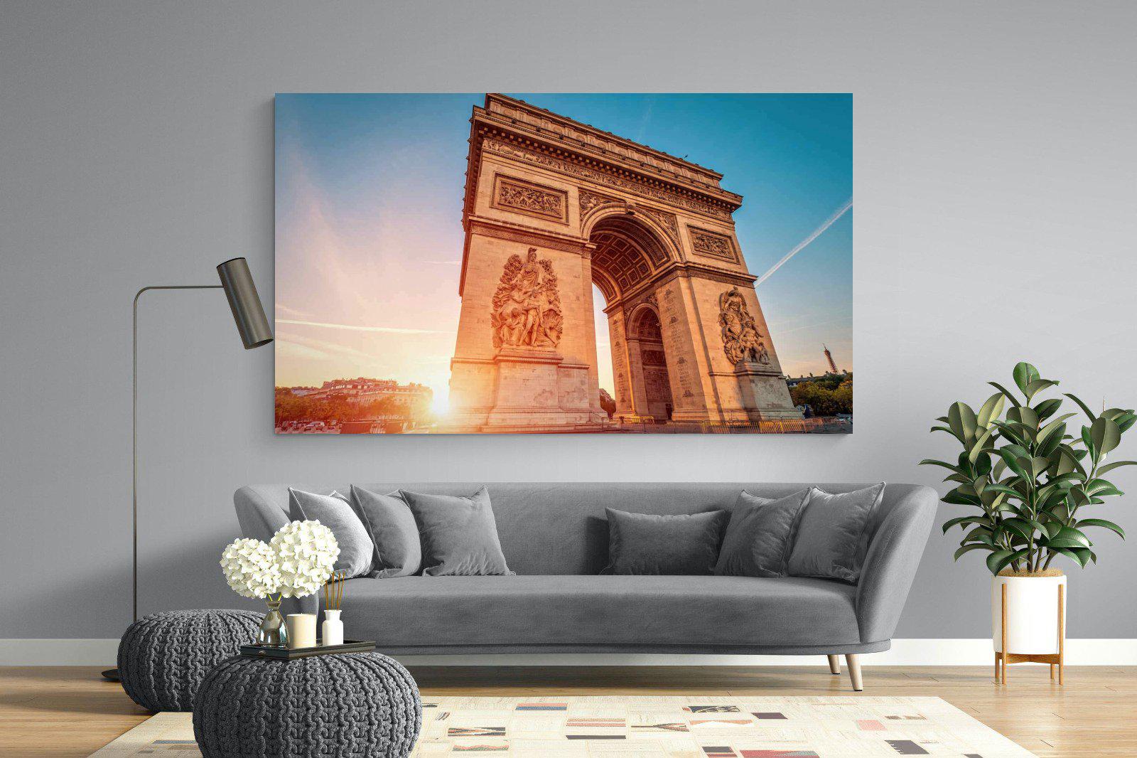 Arc de Triomphe-Wall_Art-220 x 130cm-Mounted Canvas-No Frame-Pixalot