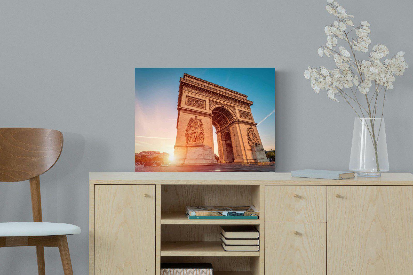 Arc de Triomphe-Wall_Art-60 x 45cm-Mounted Canvas-No Frame-Pixalot