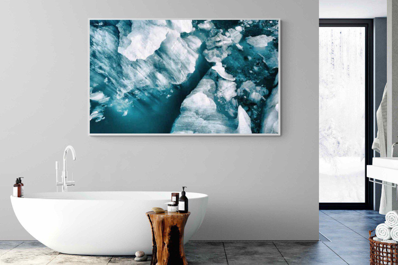 Arctic Lake-Wall_Art-180 x 110cm-Mounted Canvas-White-Pixalot