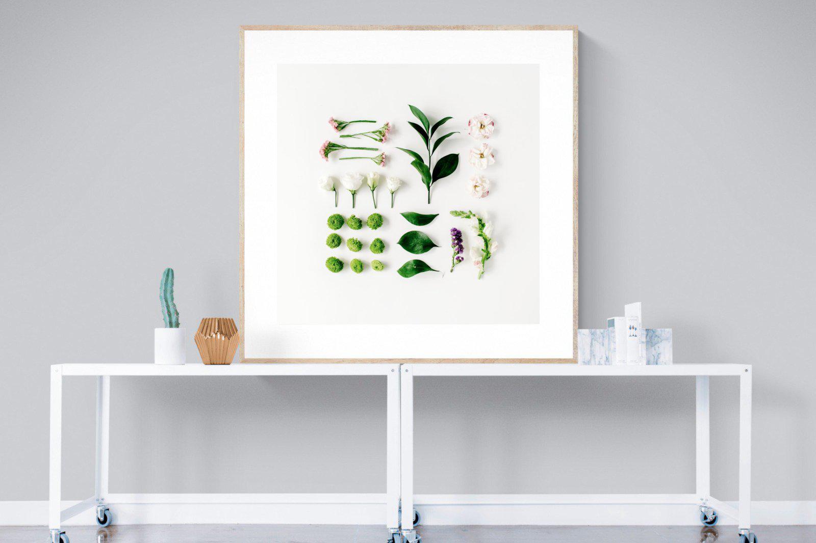 Arrangement-Wall_Art-120 x 120cm-Framed Print-Wood-Pixalot