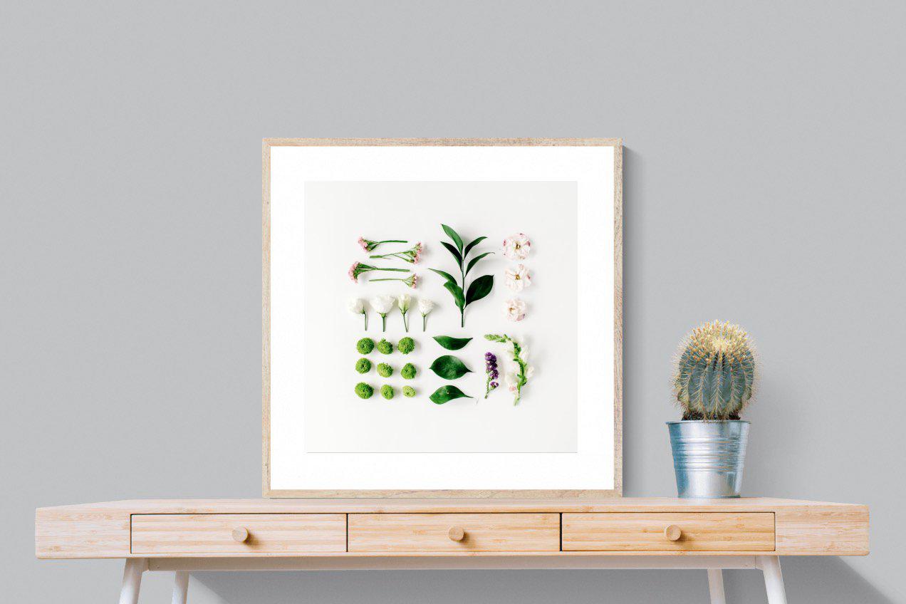 Arrangement-Wall_Art-80 x 80cm-Framed Print-Wood-Pixalot