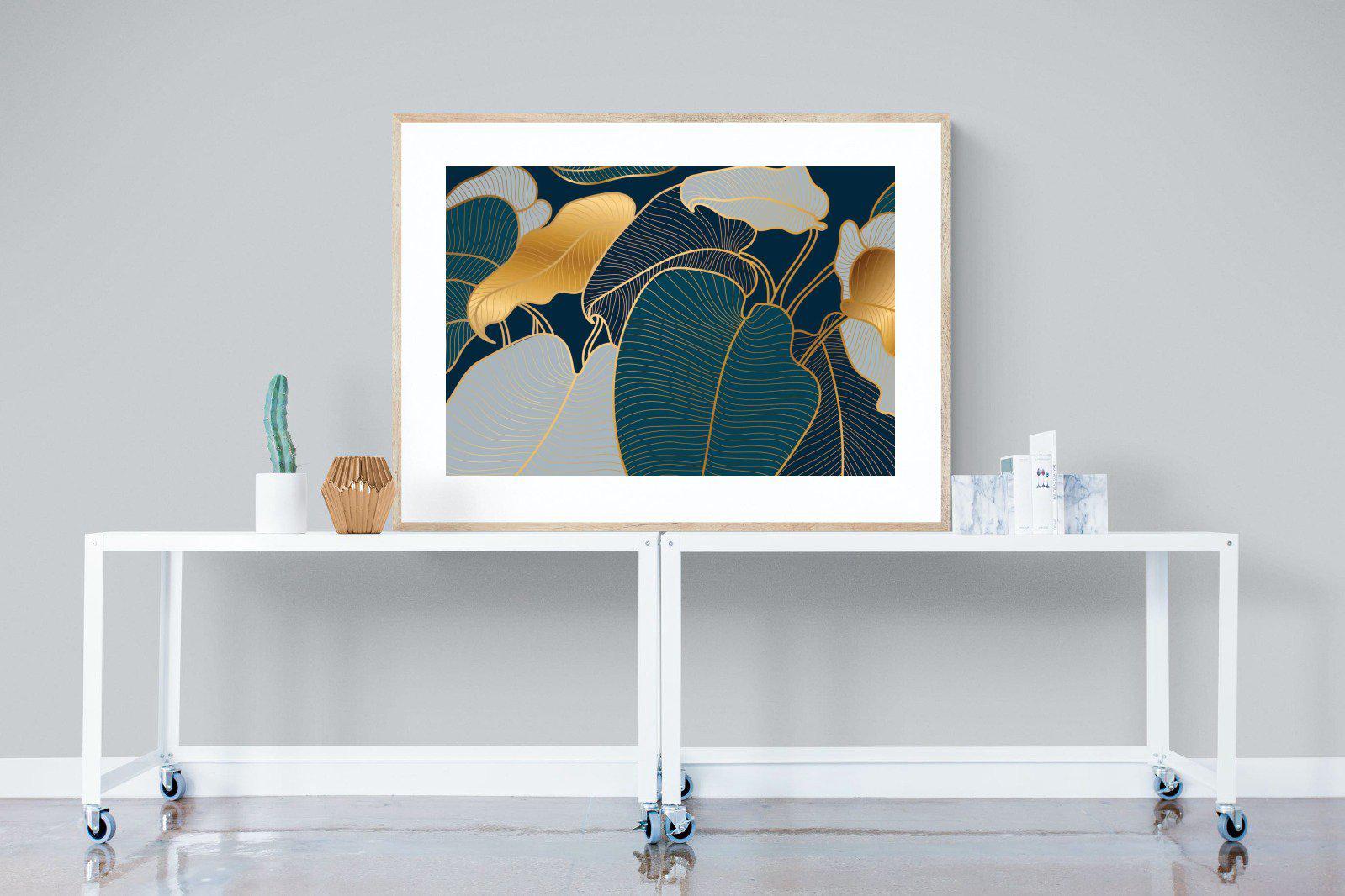 Art Deco-Wall_Art-120 x 90cm-Framed Print-Wood-Pixalot