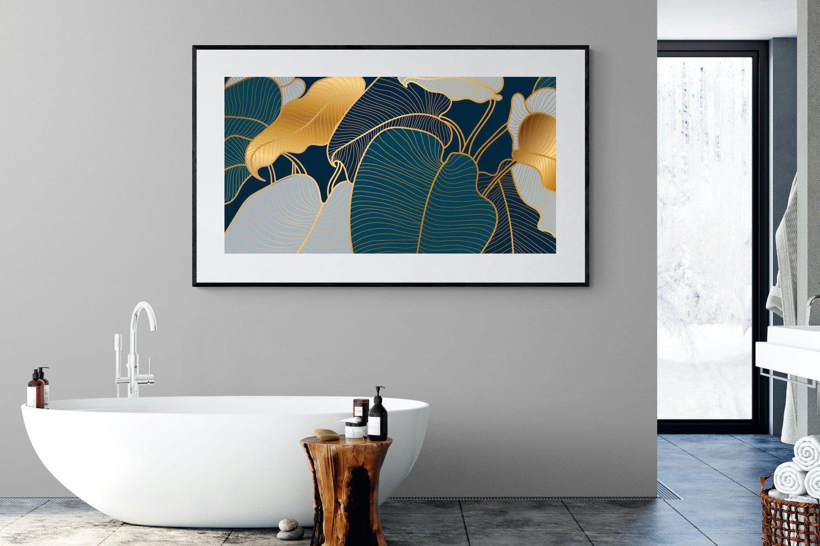 Art Deco-Wall_Art-180 x 110cm-Framed Print-Black-Pixalot
