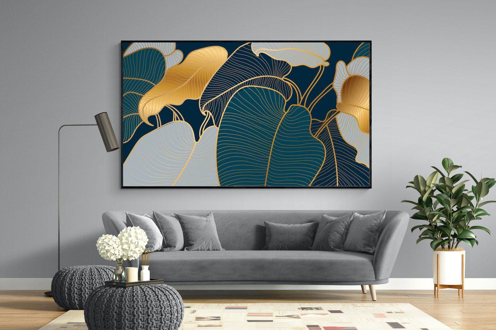 Art Deco-Wall_Art-220 x 130cm-Mounted Canvas-Black-Pixalot