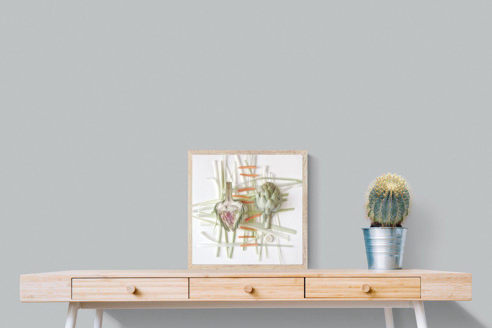 Artichokes-Wall_Art-50 x 50cm-Mounted Canvas-Wood-Pixalot