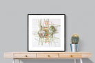 Artichokes-Wall_Art-80 x 80cm-Framed Print-Black-Pixalot