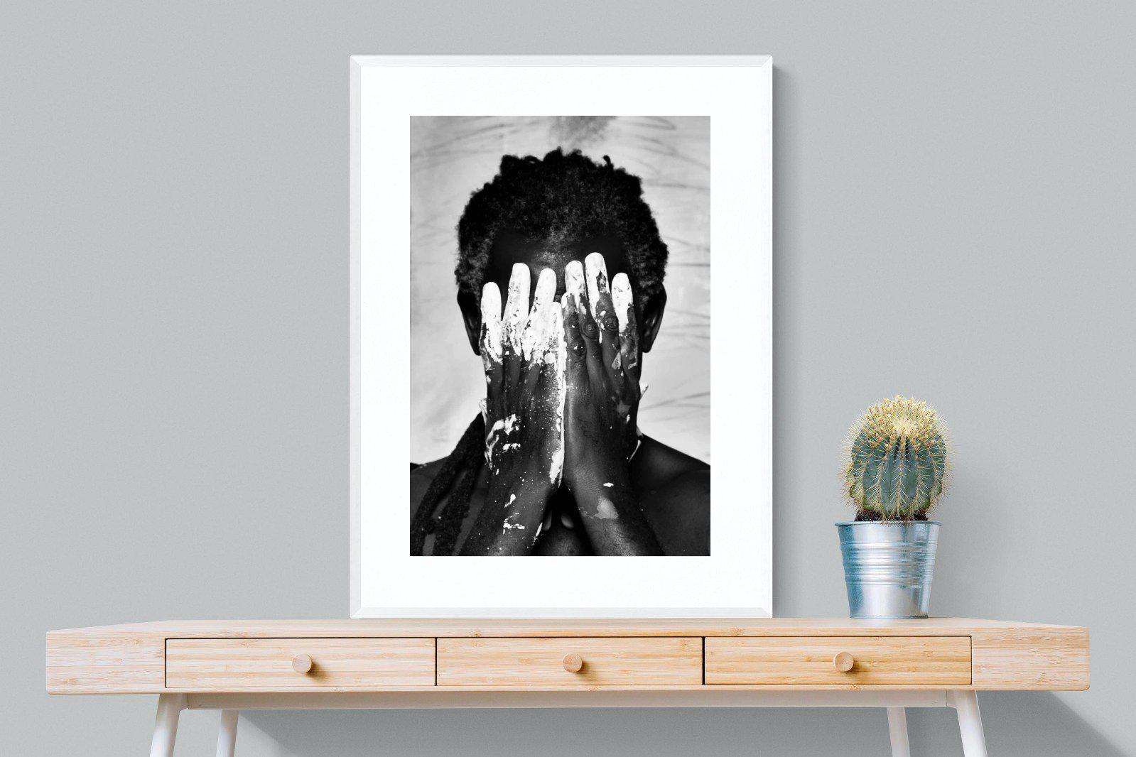 Artist-Wall_Art-75 x 100cm-Framed Print-White-Pixalot