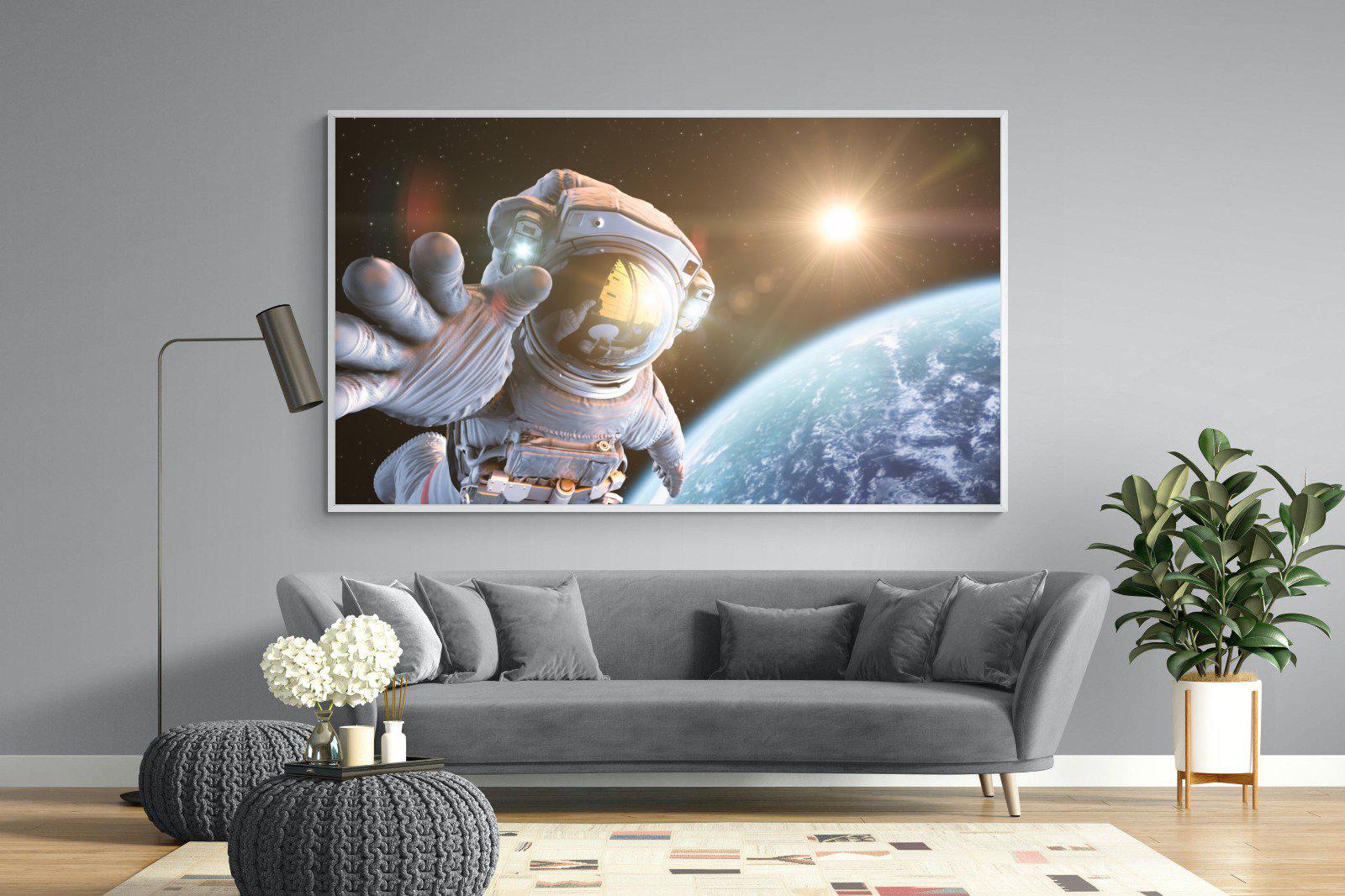 Astronaut-Wall_Art-220 x 130cm-Mounted Canvas-White-Pixalot