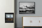 At Sea-Wall_Art-100 x 75cm-Mounted Canvas-Black-Pixalot