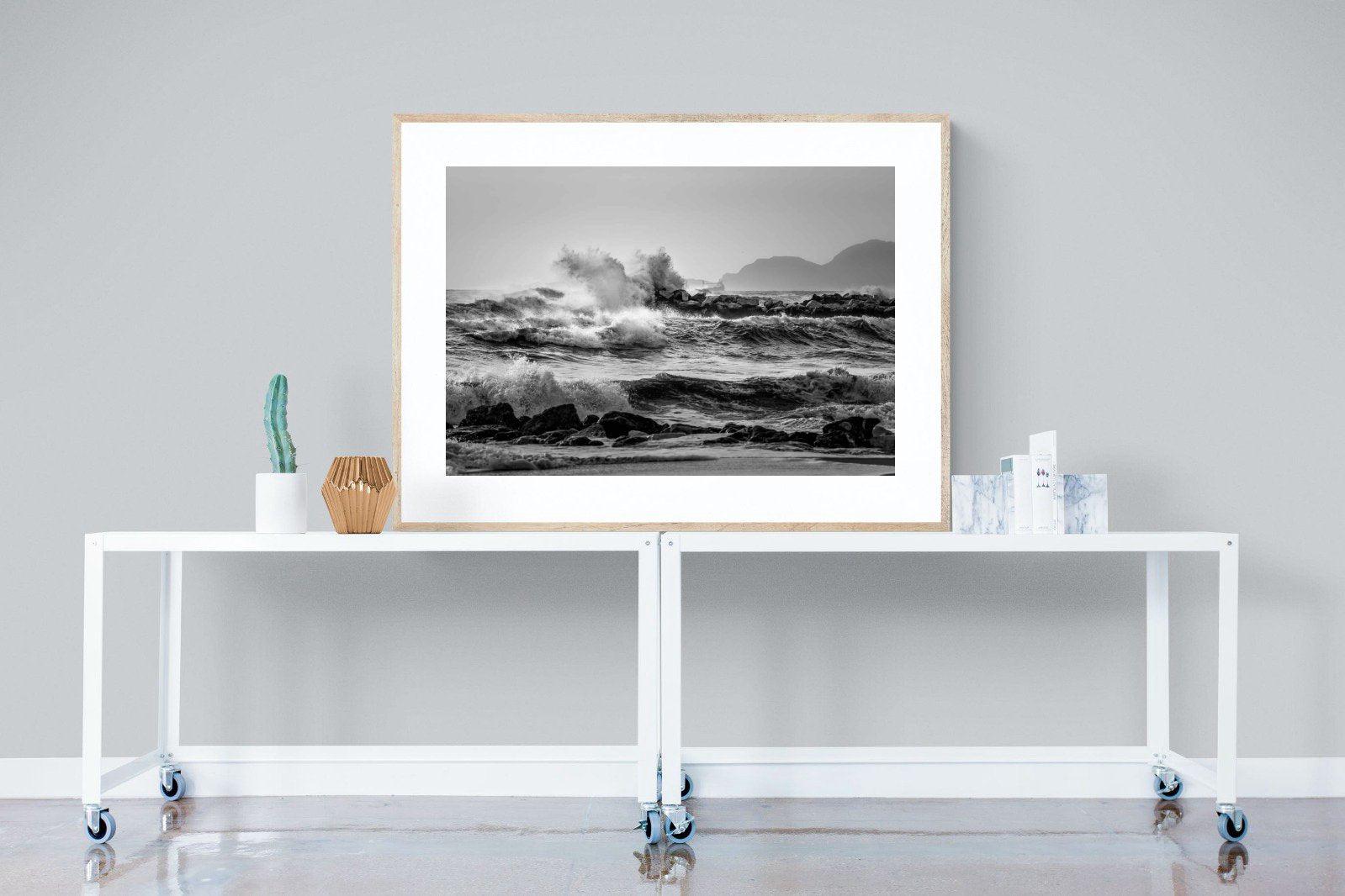 At Sea-Wall_Art-120 x 90cm-Framed Print-Wood-Pixalot