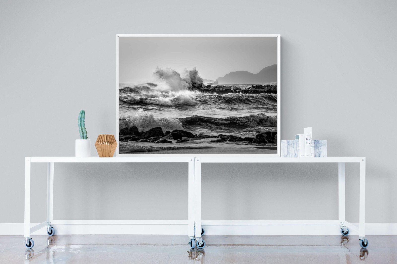 At Sea-Wall_Art-120 x 90cm-Mounted Canvas-White-Pixalot