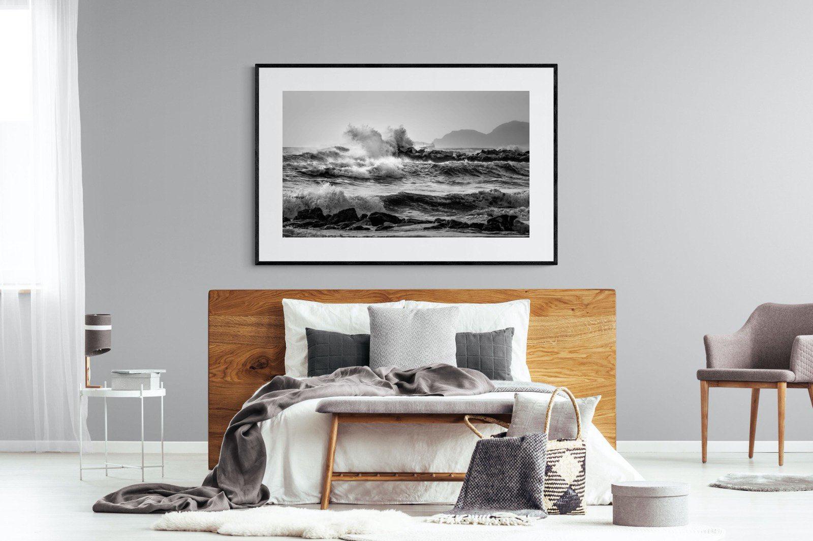 At Sea-Wall_Art-150 x 100cm-Framed Print-Black-Pixalot