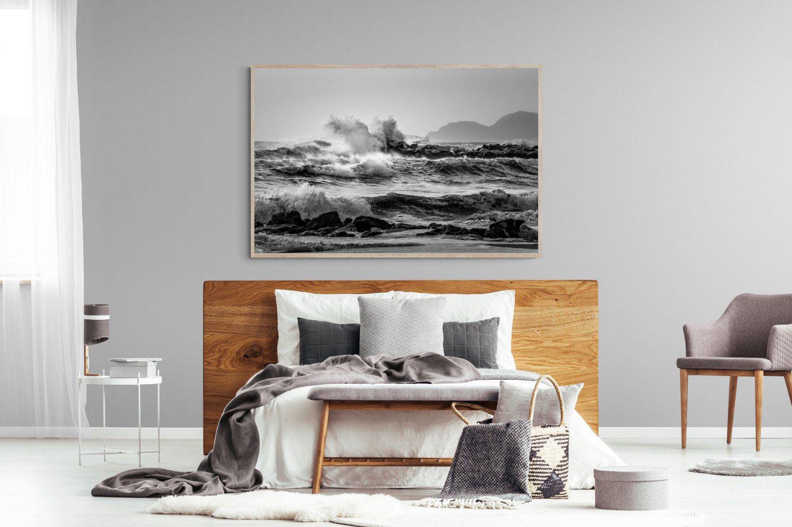 At Sea-Wall_Art-150 x 100cm-Mounted Canvas-Wood-Pixalot