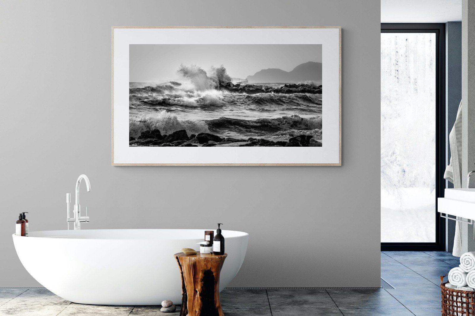 At Sea-Wall_Art-180 x 110cm-Framed Print-Wood-Pixalot