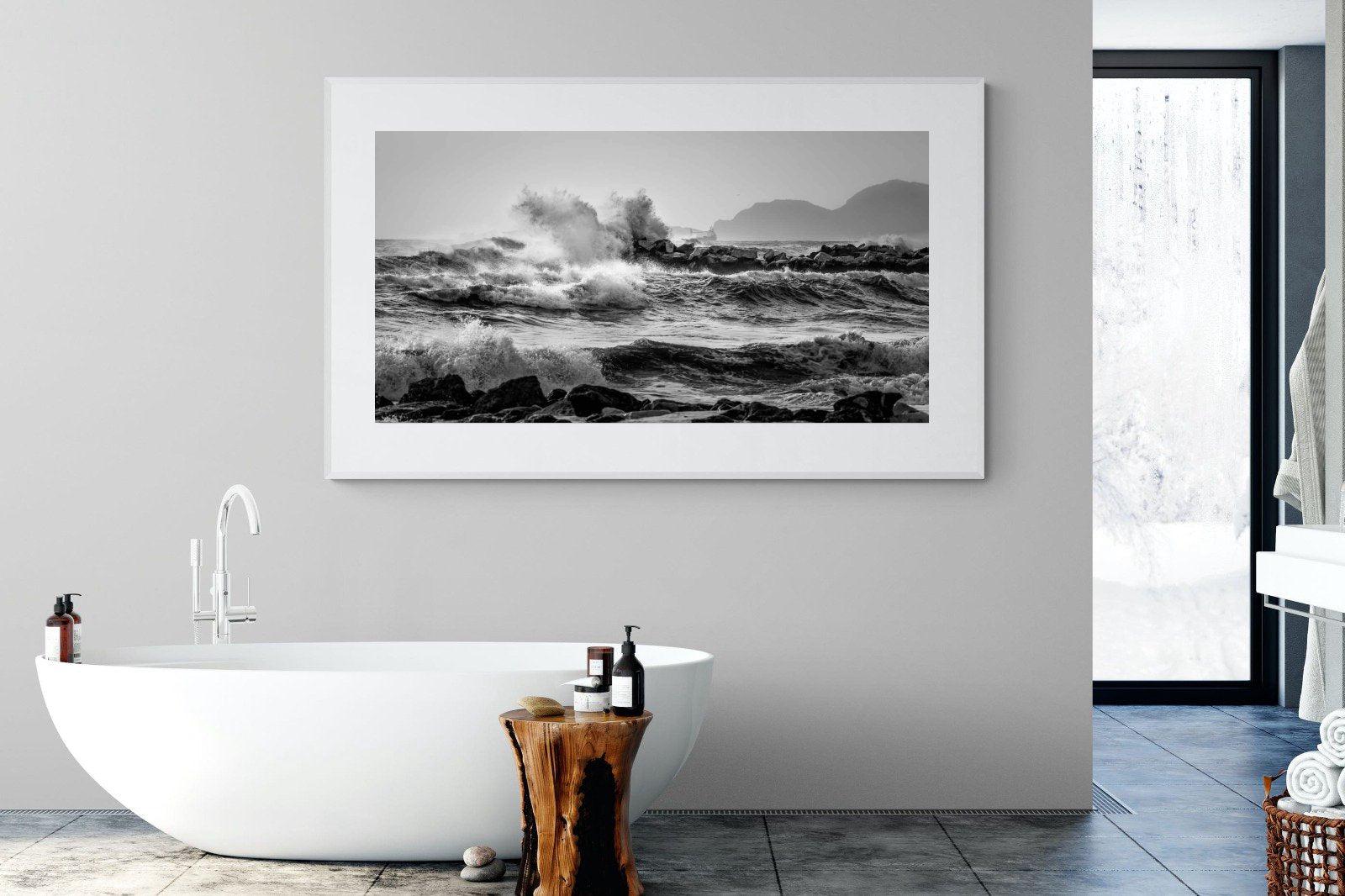 At Sea-Wall_Art-180 x 110cm-Framed Print-White-Pixalot