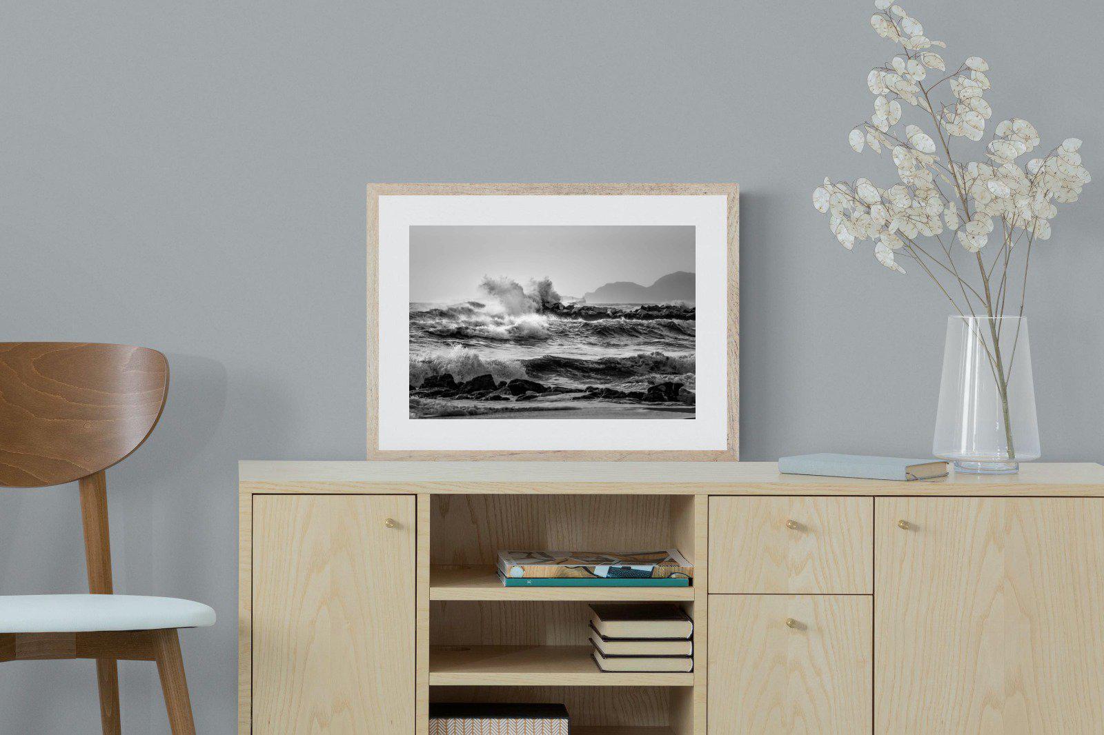 At Sea-Wall_Art-60 x 45cm-Framed Print-Wood-Pixalot