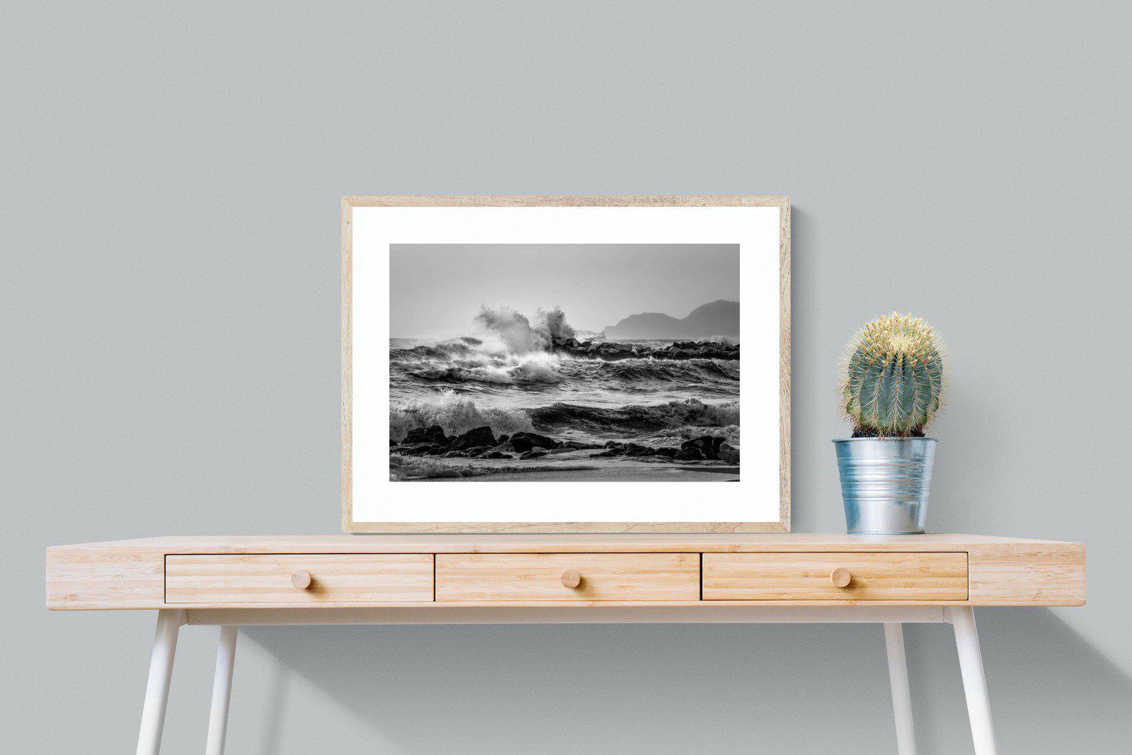 At Sea-Wall_Art-80 x 60cm-Framed Print-Wood-Pixalot